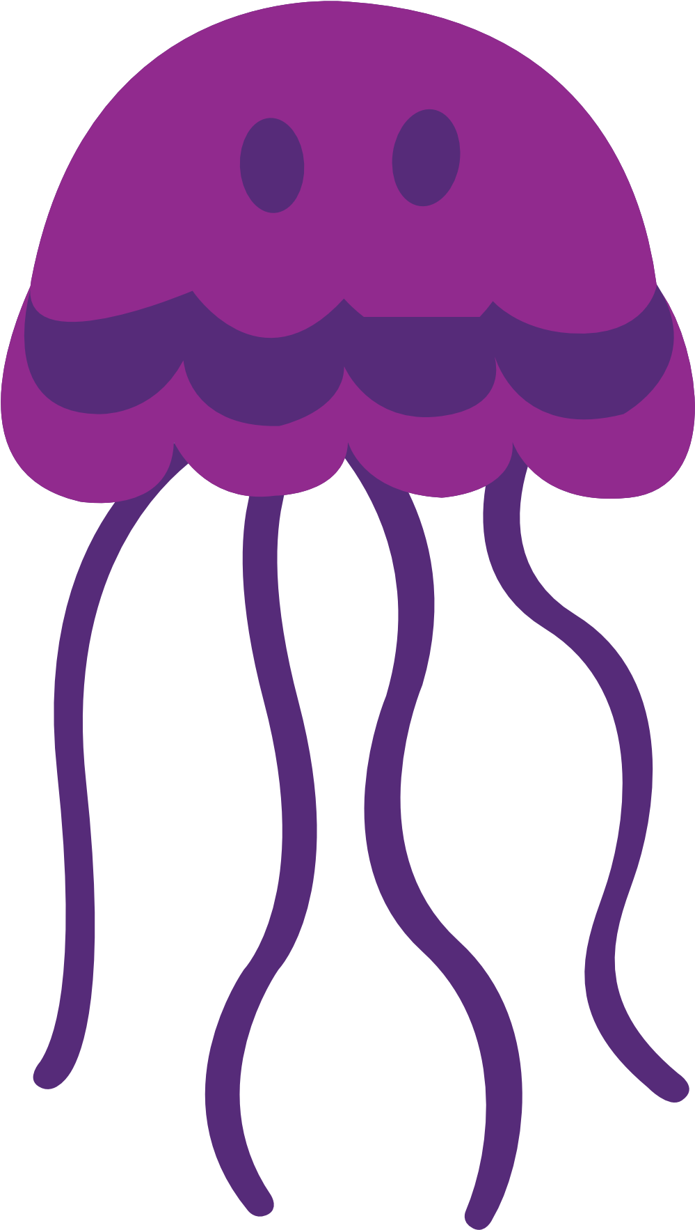 Jellyfish Clear Background Banner Stock Easy Clip Art - Jellyfish Clip Art Transparent (1979x1979), Png Download