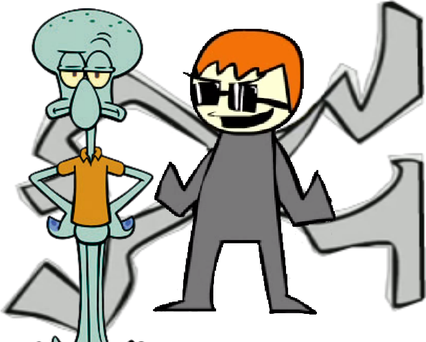 Octagonapus And Squidward - The Loud House (621x499), Png Download