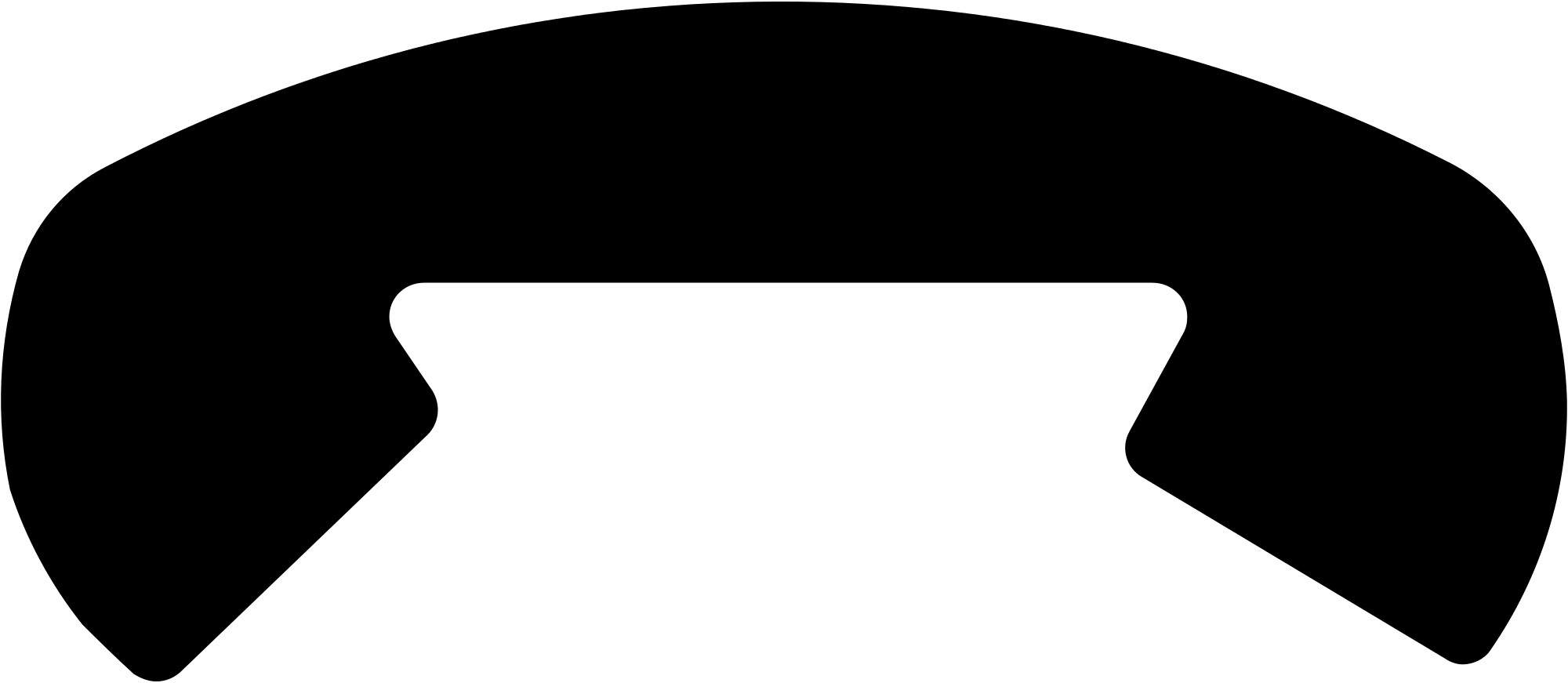 Phone Icon Rotated - Combiné Téléphone Png (1280x558), Png Download