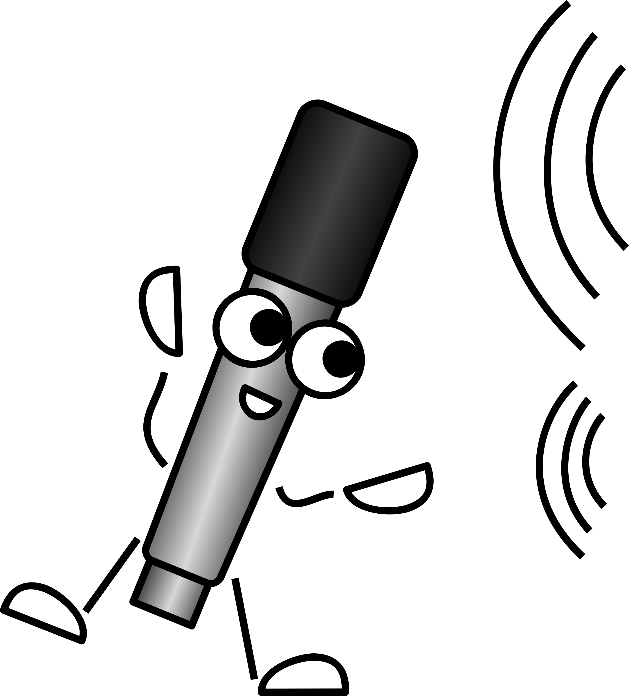 This Free Icons Png Design Of Mike The Mic Listening (2167x2397), Png Download