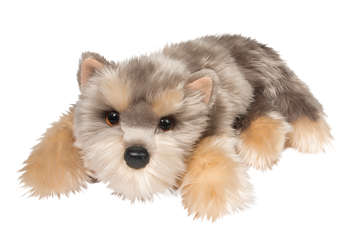 Douglas Toys Graham Yorkie - Dog Laying Down Png (1500x1500), Png Download