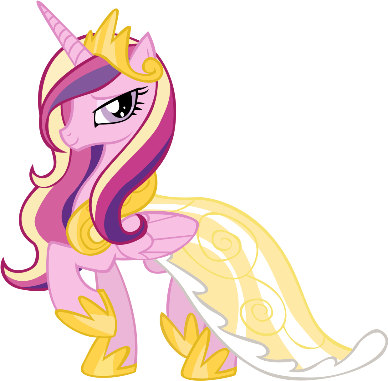 My Little Pony Clipart Cadence - Friendship Is Magic Princess Cadence (1280x1281), Png Download