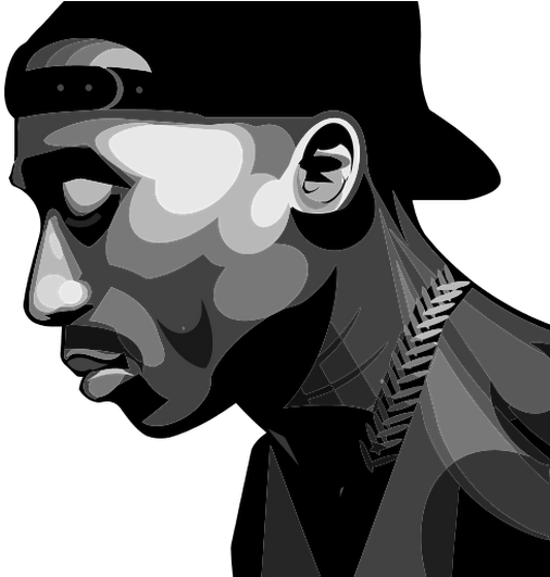 Photo - Tupac Gta Emblem (530x530), Png Download