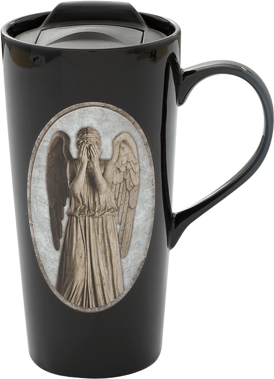 Doctor Who Weeping Angel Heat Reactive Travel Mug - Doctor Who - Weeping Angel 20 Oz. Heat Reactive Travel (758x758), Png Download