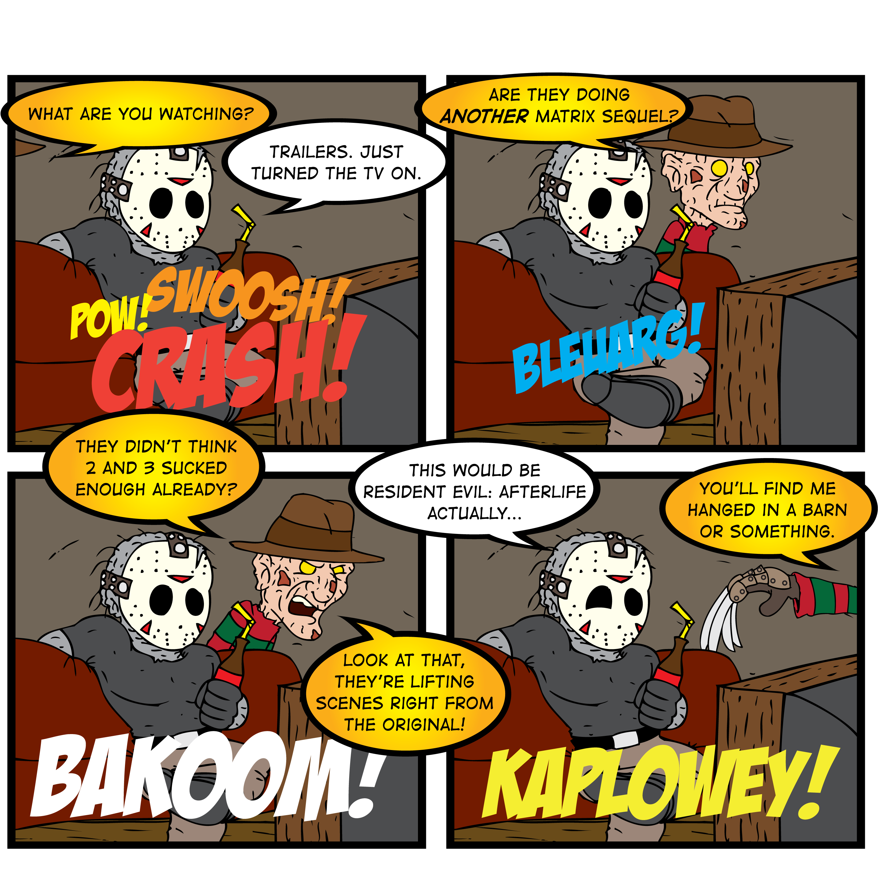 The - Slashers Comic (3000x3000), Png Download