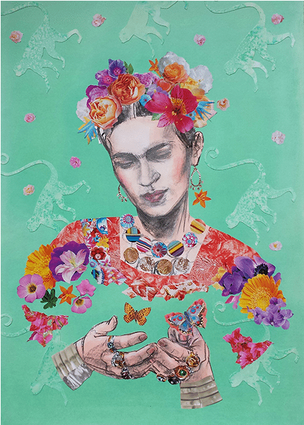 Frida - Frida Kahlo Inspired Paintings (920x611), Png Download