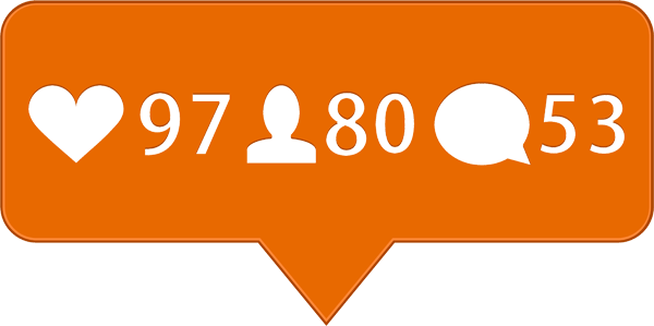 Instagram Like - Many Likes On Instagram (600x299), Png Download