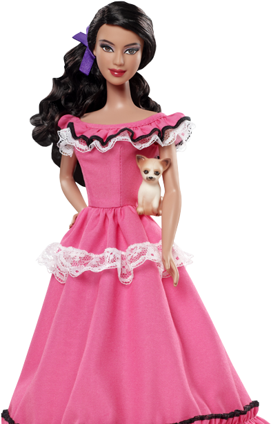 The Two-way - Barbie Collector Mexico Barbie Doll (638x638), Png Download