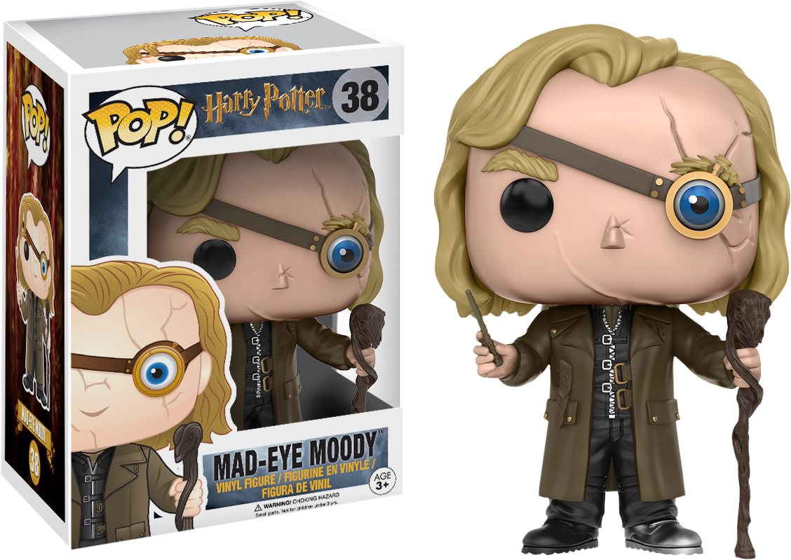 Mad-eye Moody Pop Vinyl Figure - Funko Harry Potter Mad-eye Moody Pop Figure (1128x799), Png Download