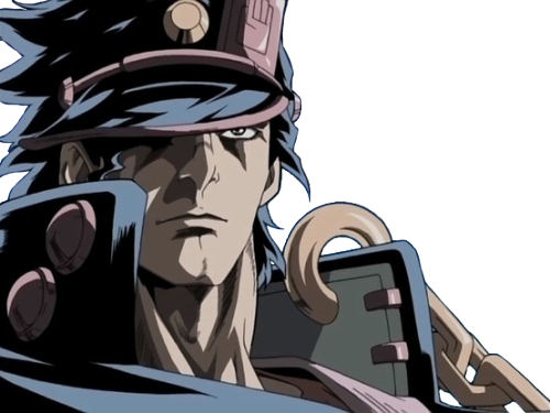 ○jotaro Kujo○stardust Crusaders○jojo's Bizarre Adventure○transparent○my - Jojo's Bizarre Adventure 2000 (500x375), Png Download