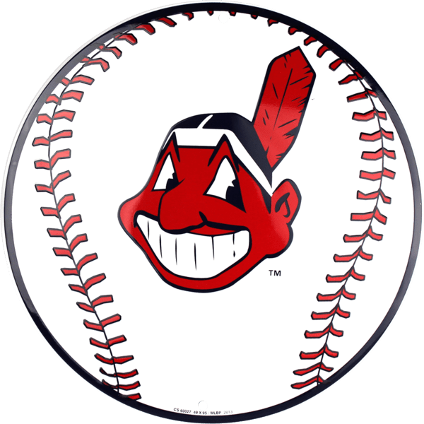Cleveland Indians Ball - Cleveland Indians Logo Clip Art (600x600), Png Download
