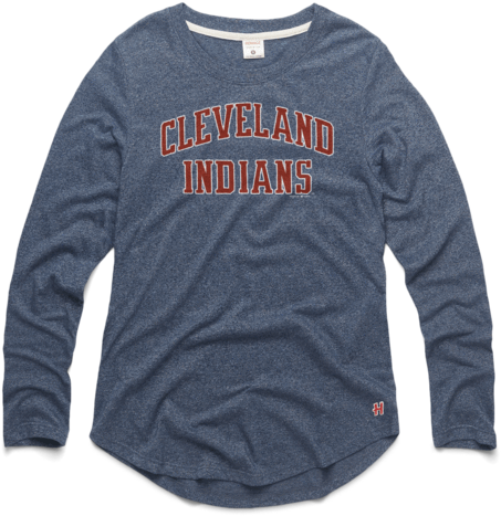 Women's Cleveland Indians Rally Drum Long Sleeve Tee - Long-sleeved T-shirt (720x720), Png Download