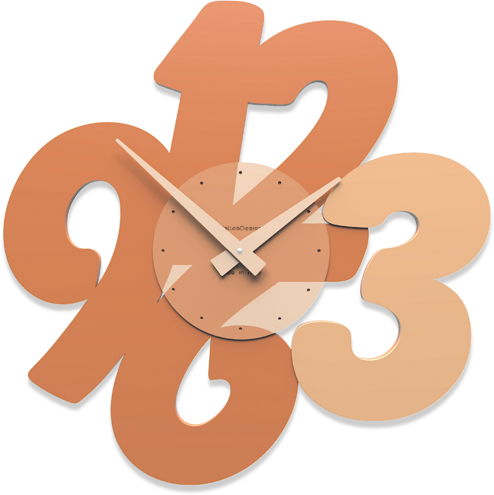Wall Clock Transparencies Pinterest - Orologio Da Parete Calleadesign Trasparenze, (1024x1031), Png Download