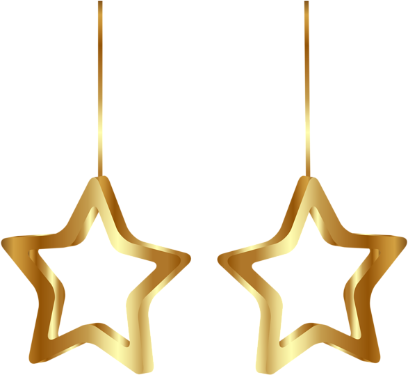 Gallery Free Pictures - Christmas Star Ornaments Png (600x545), Png Download