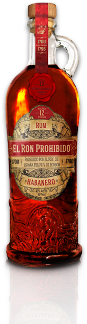El Ron Prohibido - Cervecera Mexicana El Ron Prohibido Dark Rum (200x633), Png Download