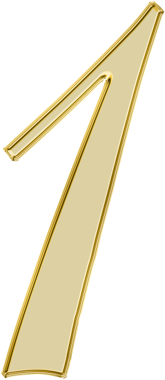 Download Number One Without Background - HD Transparent PNG - NicePNG.com