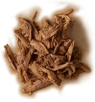 Barbacoa - Types Of Meat At Chipotle (408x450), Png Download