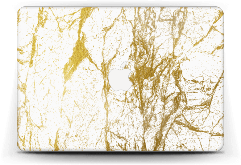 Gold And White - Apple Macbook Air (13", Mid 2017) (800x562), Png Download