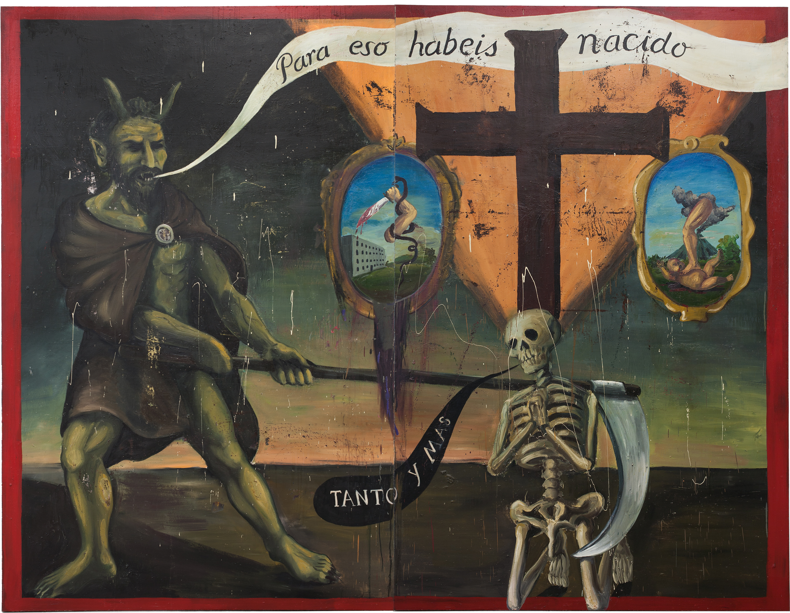 Porco Dio , 1992 By Manuel - Art Basel (3077x2048), Png Download