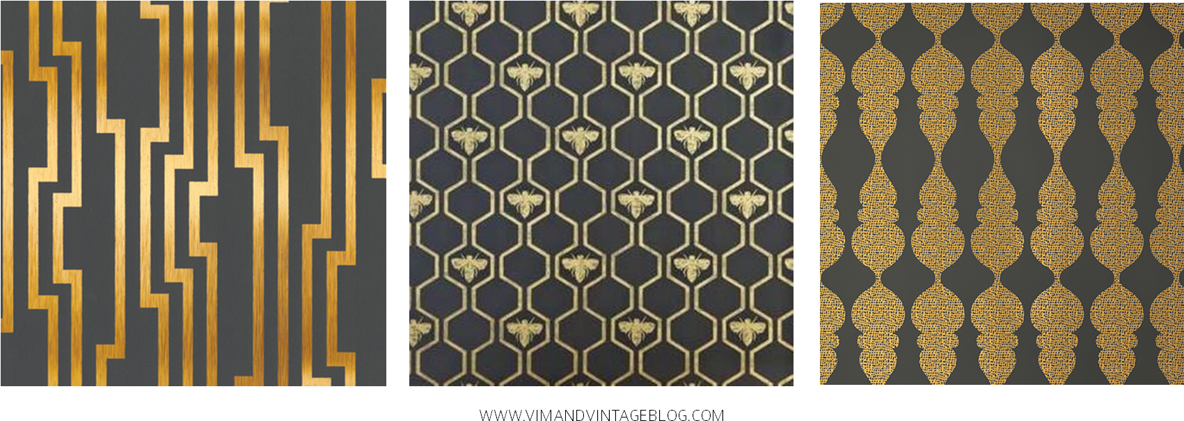 Charcoal And Gold Wallcoverings - York Wallcoverings De8817 Velocity Wallpaper Blacks (1700x625), Png Download