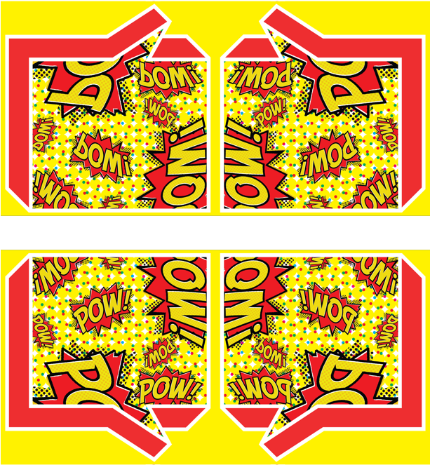 Comic In Blurb - Pow Skateboards (612x800), Png Download