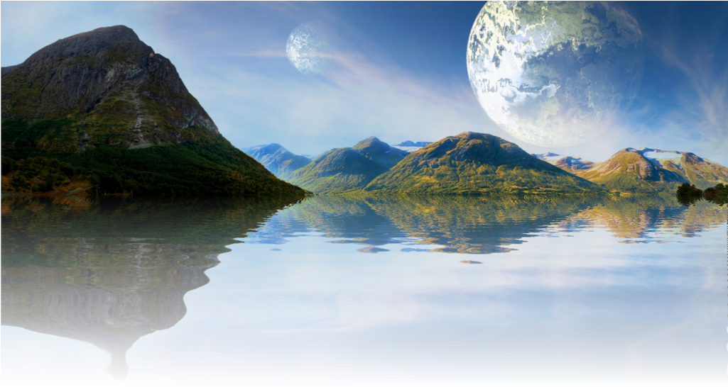 Lake Transparent Landscape - Norway (1024x683), Png Download