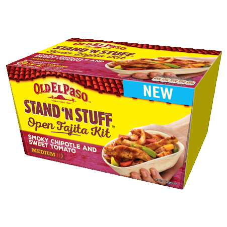 Smoky Chipotle And Sweet Tomato Fajita Kit 313g - Old El Paso Old El Paso Taco Shells 156g - Pack Of (800x450), Png Download