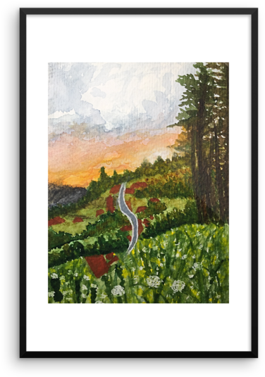Swiss Landscape - Ii - Picture Frame (600x600), Png Download