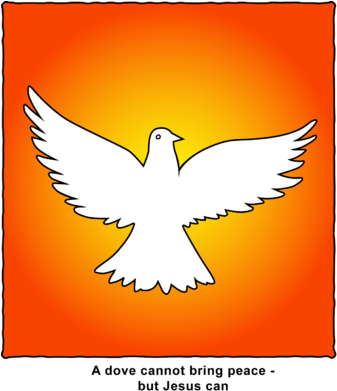 Orange Sky Dove - Dove Clip Art (340x400), Png Download