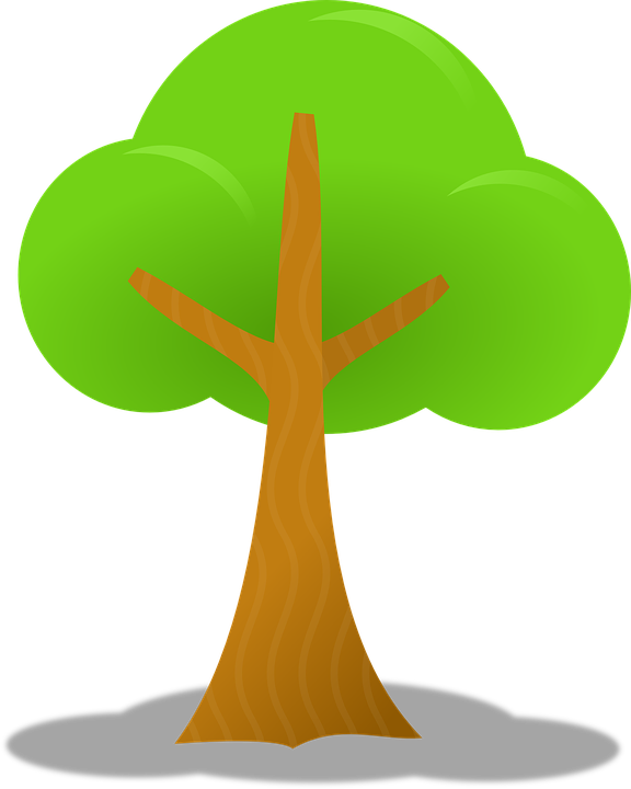 Dove Clipart Leaf Clip Art - Tree Clip Art (474x593), Png Download