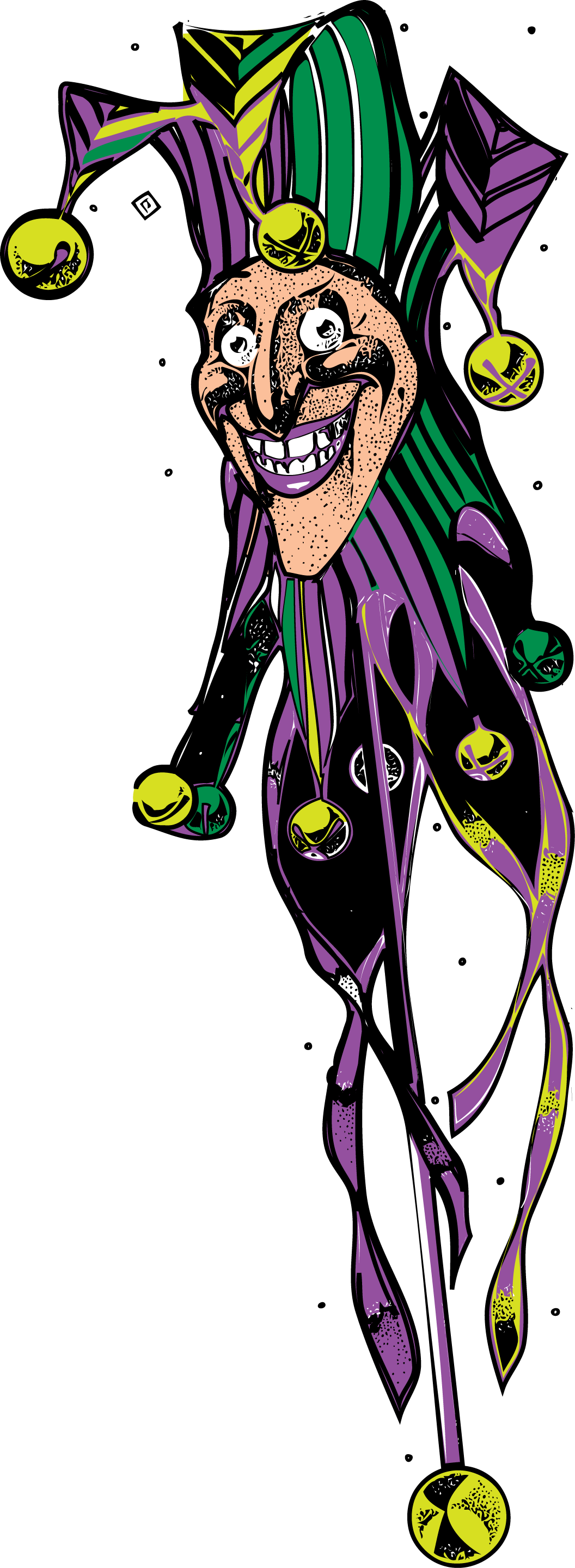 Fayetteville Mardi Gras - Mardi Gras Jester Png (1056x2879), Png Download