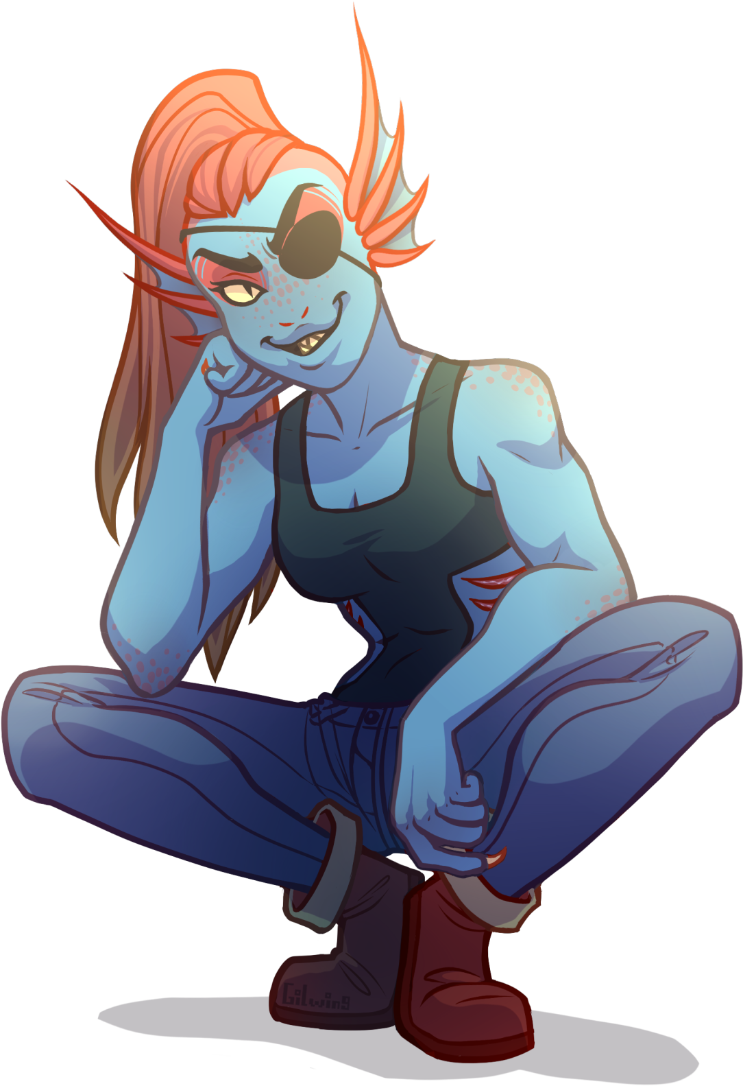 Сохранено С - Would You Smooch A Fish (1280x1672), Png Download