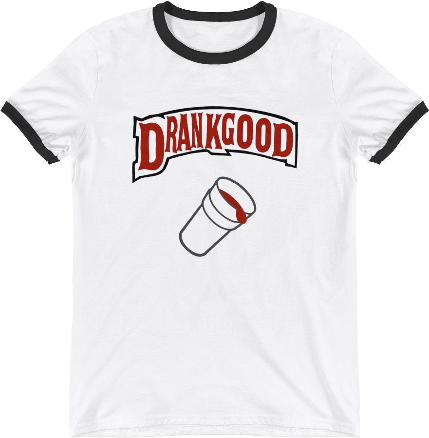 White/black "drankgood W/double Cup" Tee - Neo Got My Back Tshirt (1000x1000), Png Download