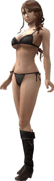 Emina Type0 Psp Model Swimsuit - Final Fantasy (220x730), Png Download
