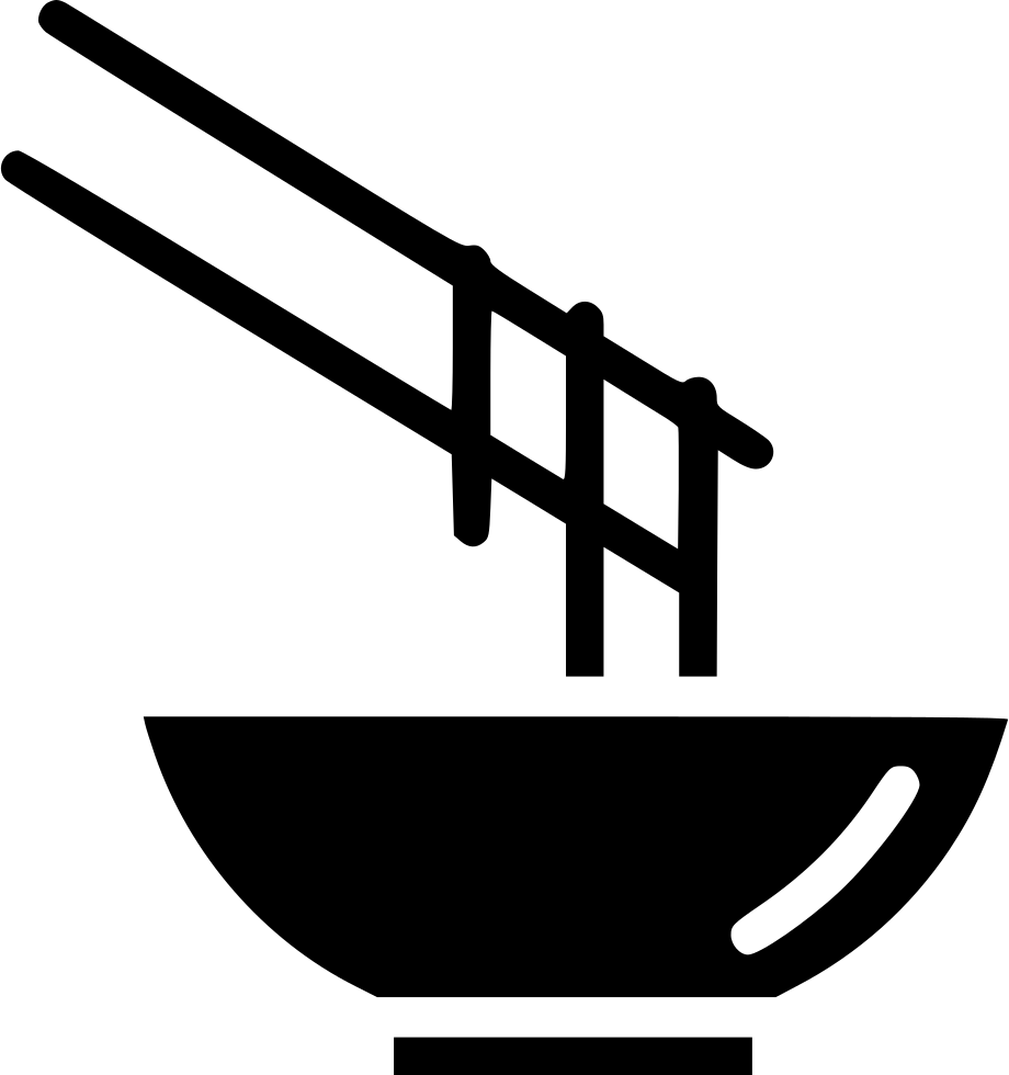 Noodles Bowl Eat Chinese Japanese Food Comments - Bowl Noodles Icon Png (920x980), Png Download