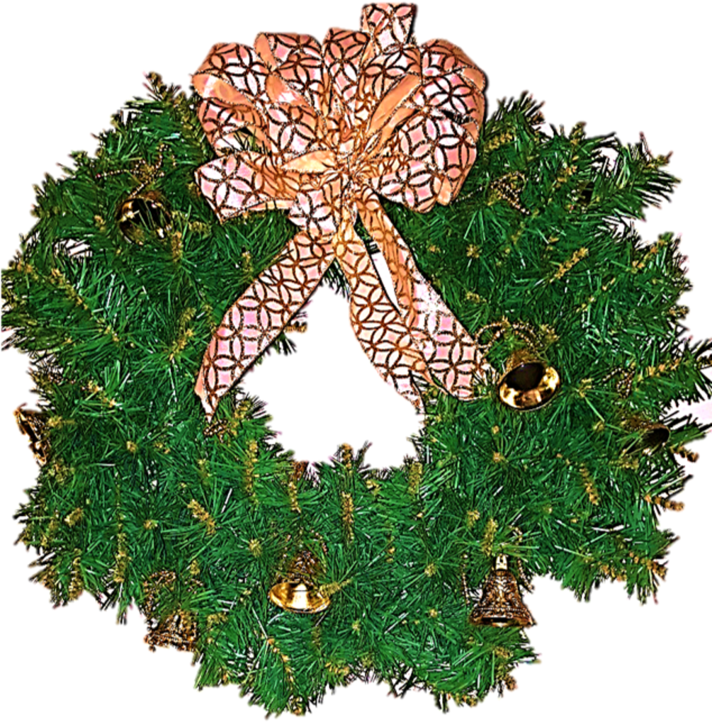 The Bell Wreath - Wreath (1024x1119), Png Download