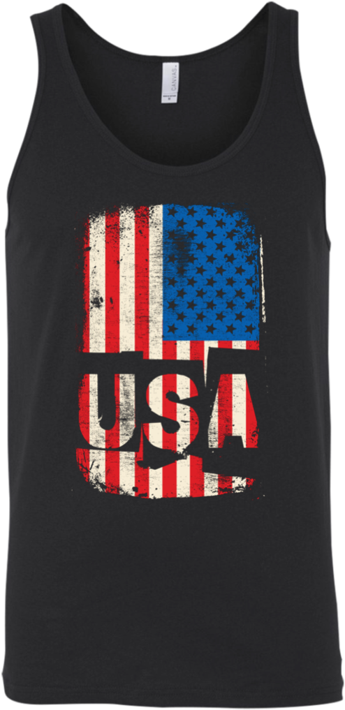 American Stars Stripes Flag Tank - T-shirt (1024x1024), Png Download