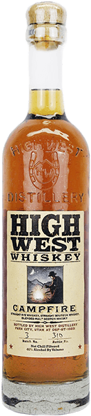 High West Campfire Whiskey - High West - Rendezvous Rye (750ml) (300x600), Png Download