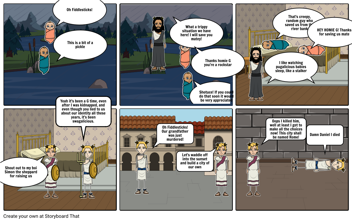 Remus And Rombulous Story Homie G - Homie (1164x733), Png Download