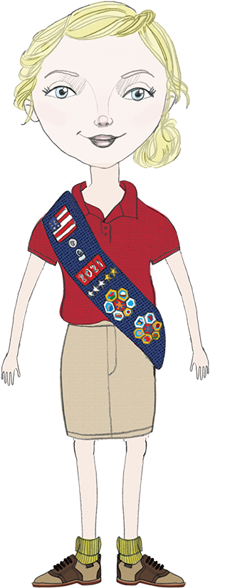 What Is The Stars & Stripes Award - American Heritage Girls Logo (364x824), Png Download