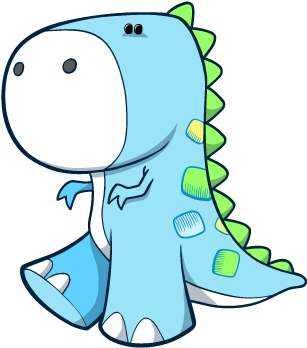 Baby Dinosaur Clip Art - Cute Cartoon Baby Dinosaurs (317x394), Png Download