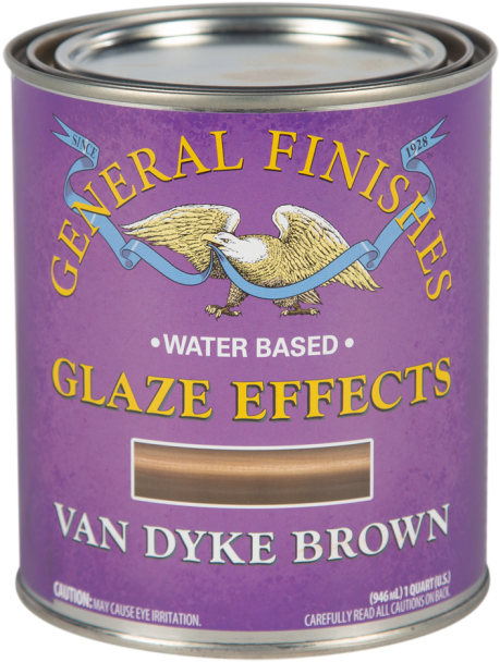 General Finishes Van Dyke Brown Glaze Effects, Quart - Fish Products (546x650), Png Download