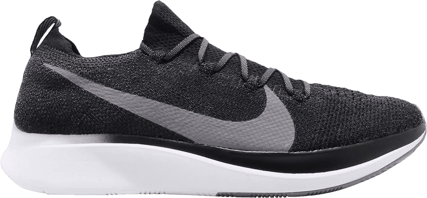 Zoom Fly Flyknit 'gunsmoke' - Men's Nike Zoom Fly Flyknit Running Shoe (850x395), Png Download