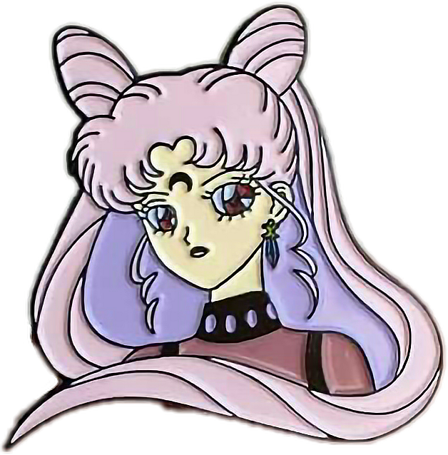 Aesthetic Vaporwave Seapunk Sailormoon Purple Black - Seapunk (628x638), Png Download