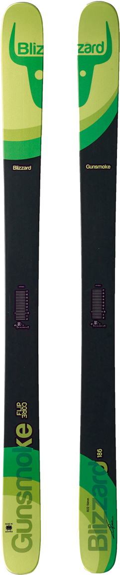Ski Bl Gunsmoke - Blizzard Gunsmoke 2016 Skis - 186 Cm (336x1200), Png Download