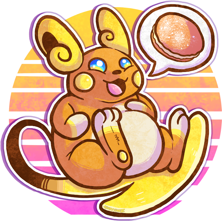 Pokemon Pokemon Sm Pokemon Sun And Moon Raichu Alola (850x850), Png Download