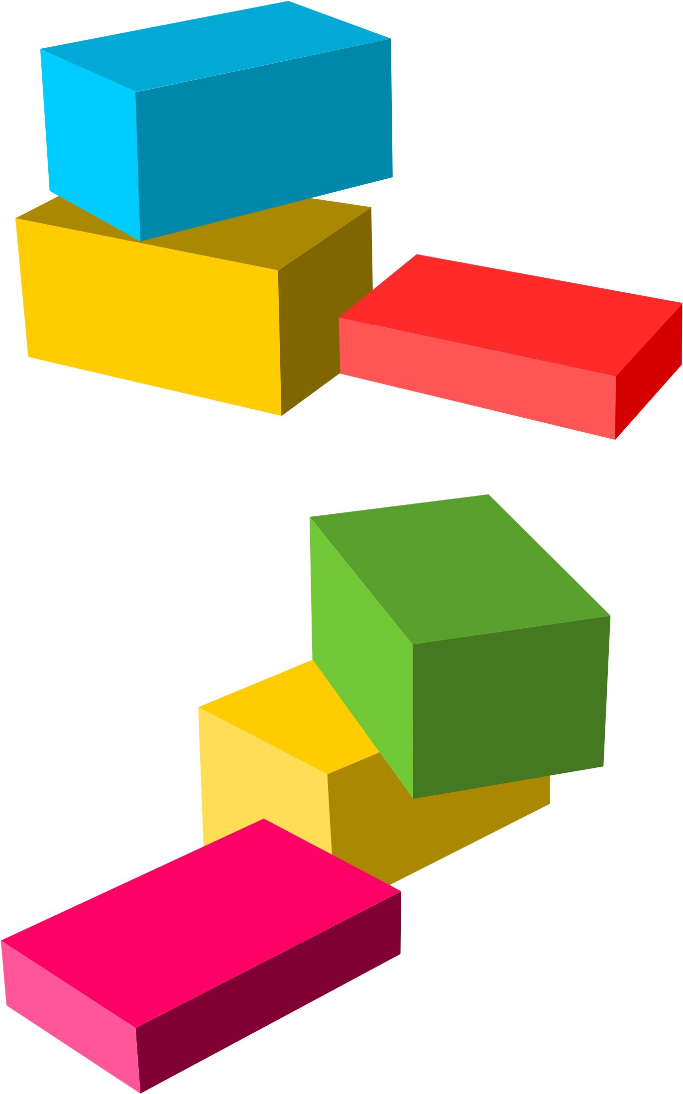 This Free Icons Png Design Of Colored Boxes (1697x2400), Png Download