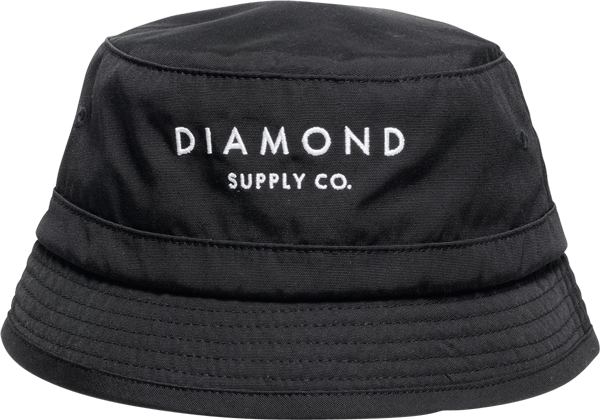 Diamond Stone Cut Bucket Hat L/xl [black] (600x420), Png Download