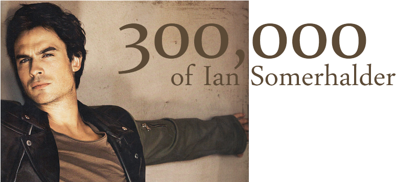 Ian Somerhalder Board Celebrating 300,000 Posts On - Gideon Cross Ian Somerhalder (800x356), Png Download