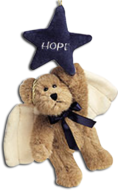 Boyds Plush Hanging Ornament H - Teddy Bear Hanging Png (408x614), Png Download